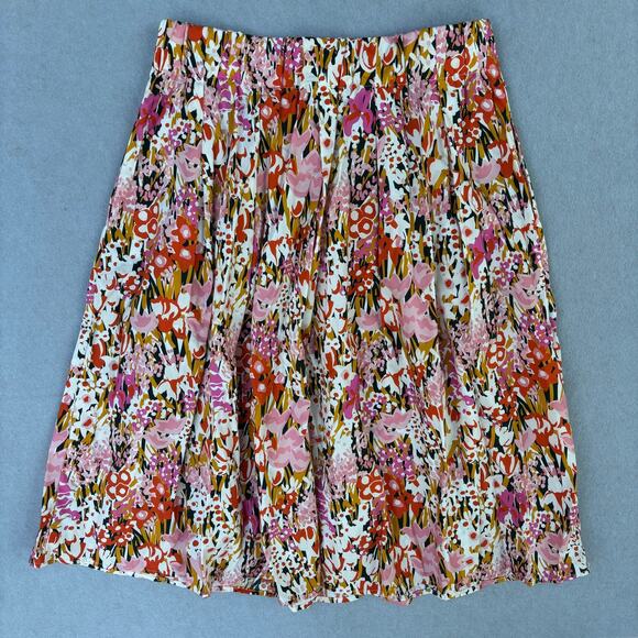 NWT Lesley Evers Dixie Queens Garden pink floral midi dress 100% cotton MEDIUM - Picture 2 of 9